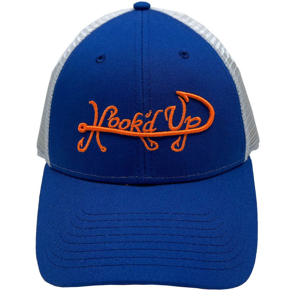 Signature Snapback Hat (Royal/Orange)