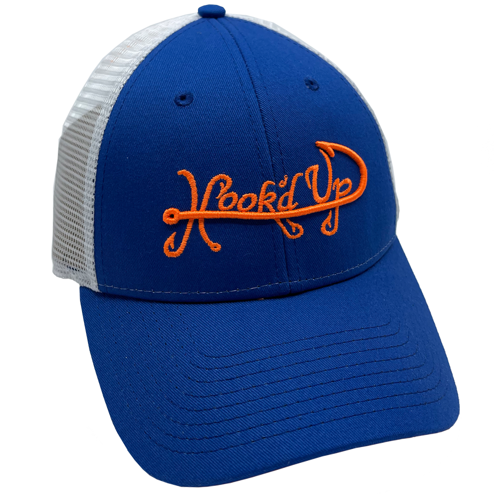 Signature Snapback Hat (Royal/Orange)
