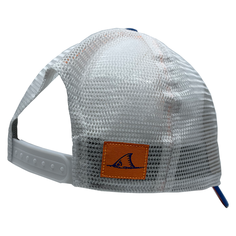 Signature Snapback Hat (Royal/Orange)