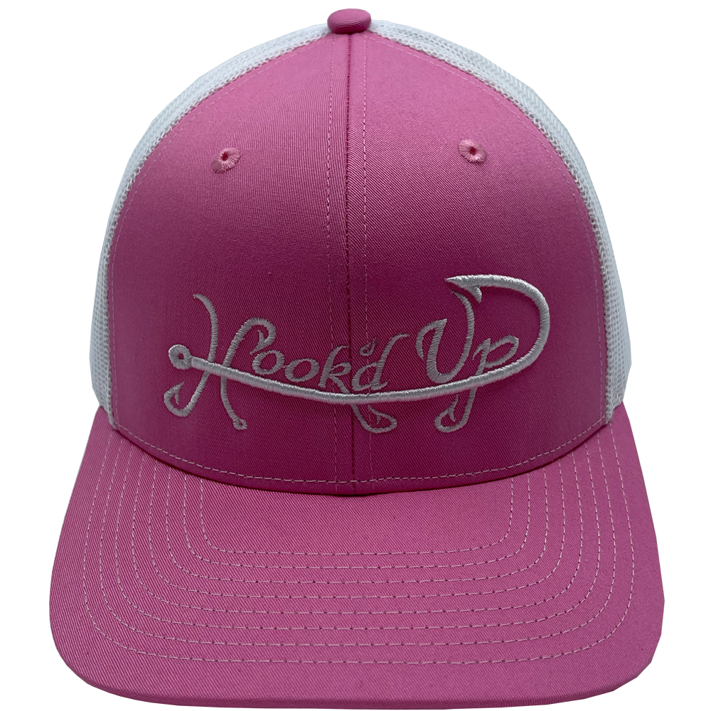 Signature Snapback Hat (Pink/White)