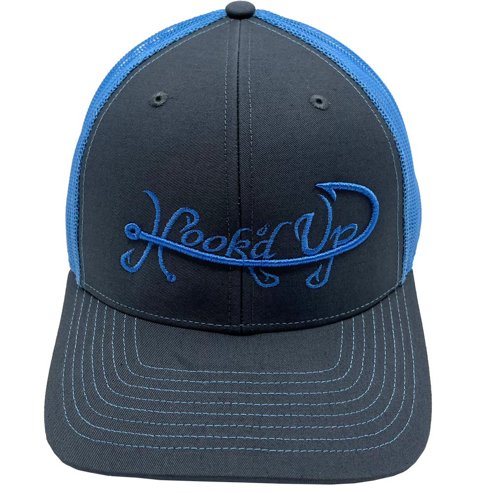 Signature Snapback Hat (Gray/Blue)