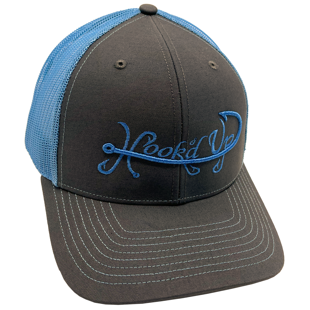 Signature Snapback Hat (Gray/Blue)