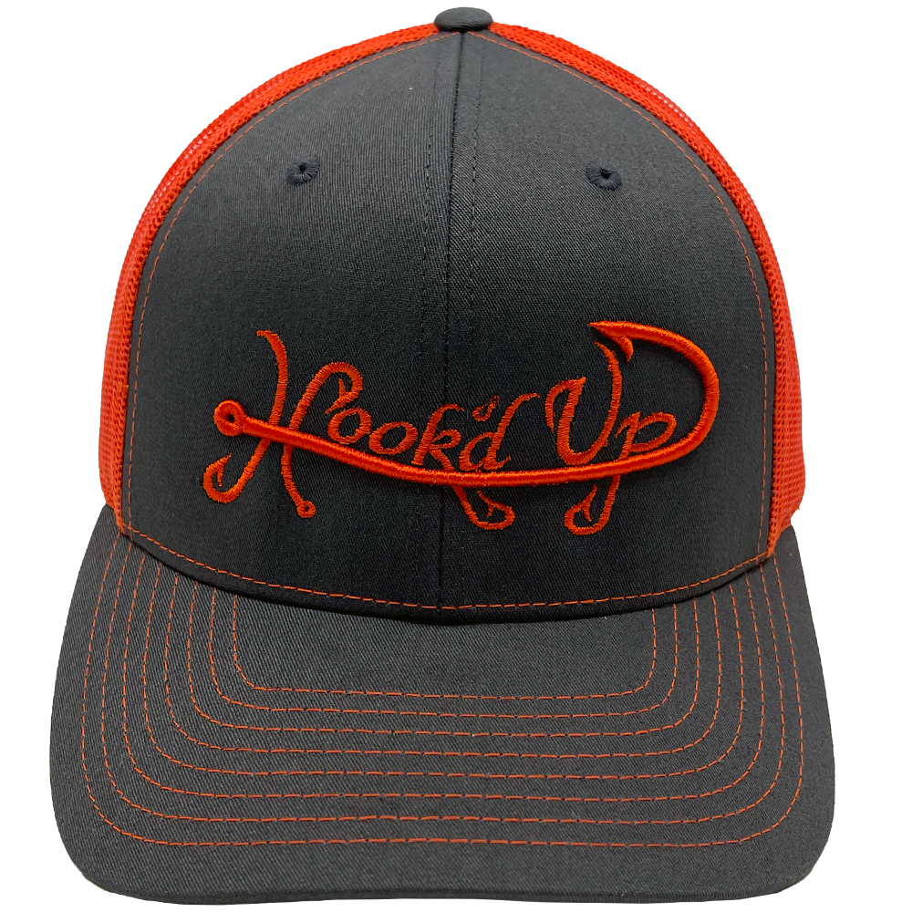 Signature Snapback Hat (Gray/Orange)