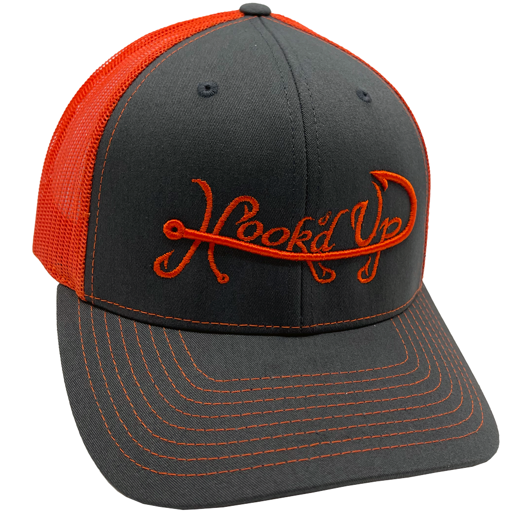 Signature Snapback Hat (Gray/Orange)