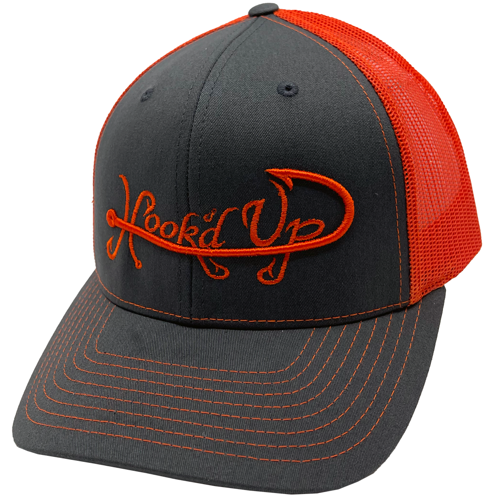 Signature Snapback Hat (Gray/Orange)
