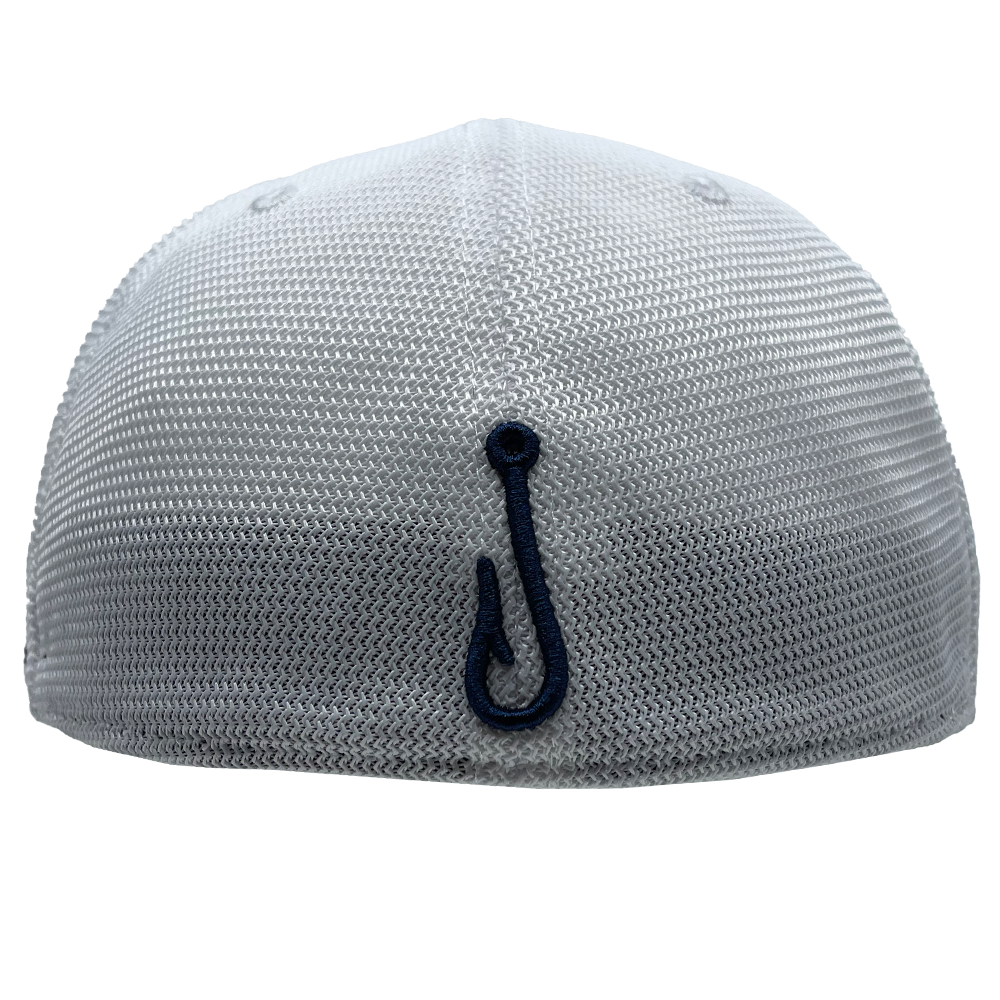 Signature Flex Fit Hat (Navy/White) - Hogfish