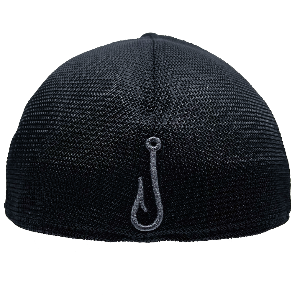 Signature Flex Fit Hat (Charcoal/Black) - Hogfish