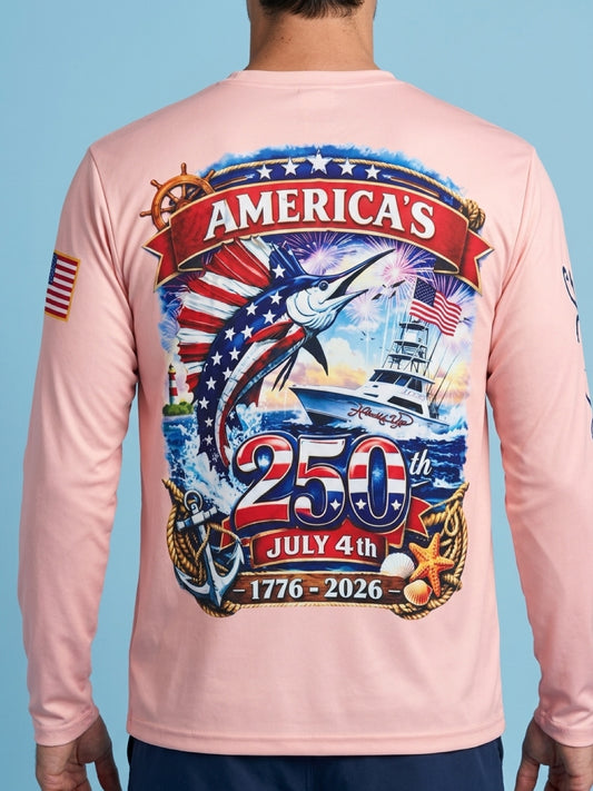 Hook'd Up America's 250th Performance Shirt