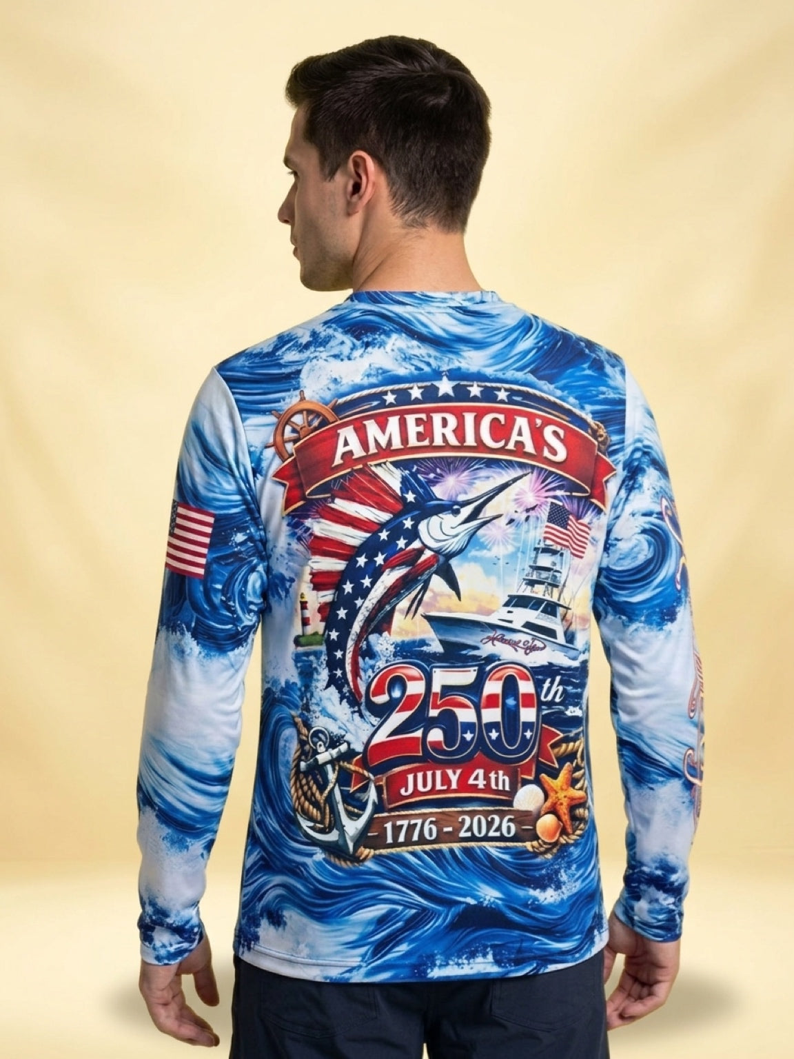 Hook'd Up America's 250th Performance Shirt