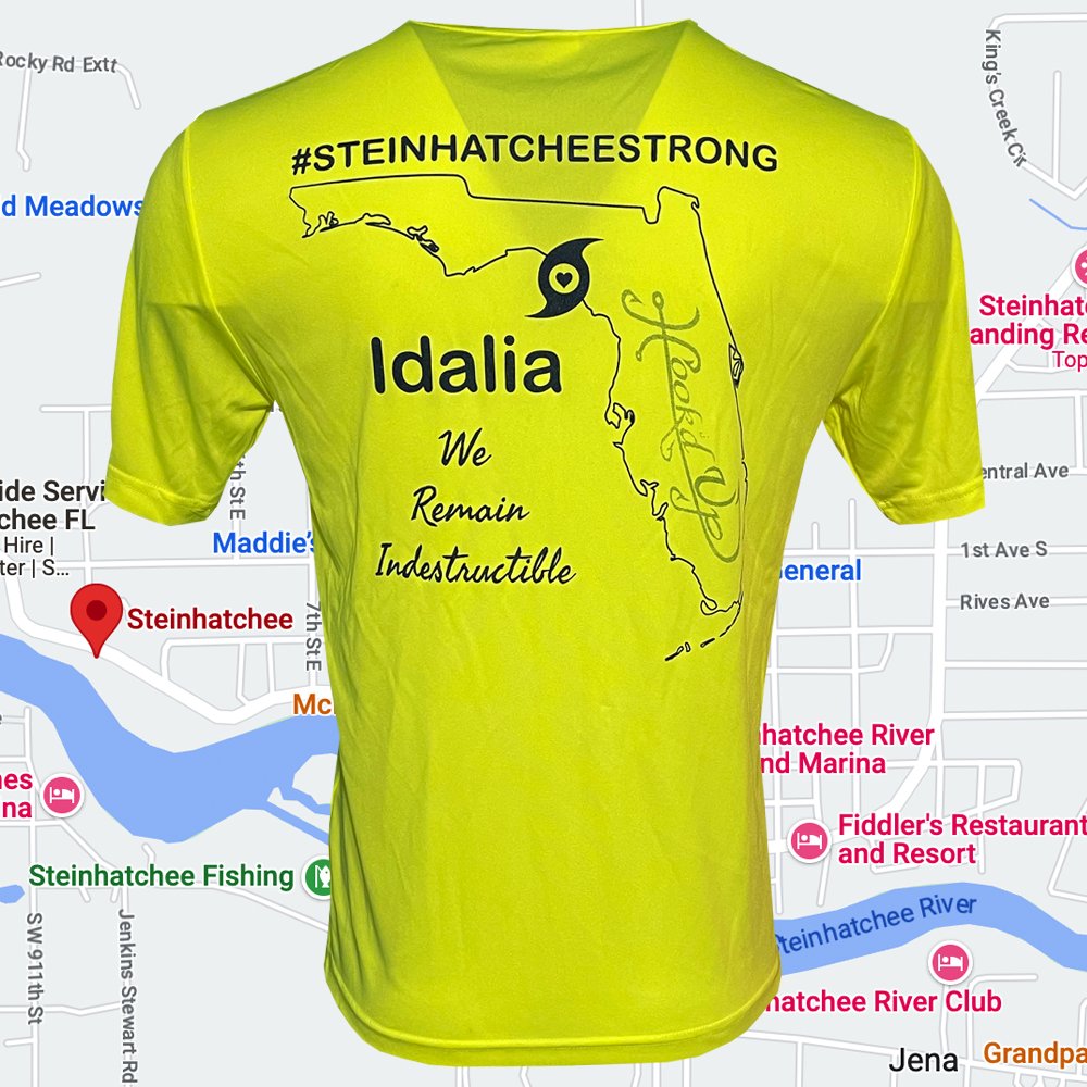 Steinhatchee Strong DryFit Neon Yellow Short Sleeve