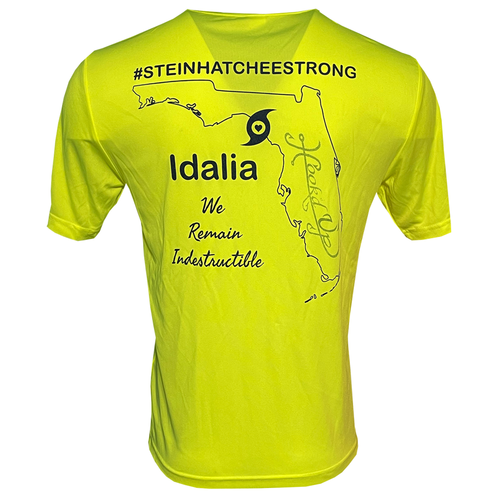 Steinhatchee Strong DryFit Neon Yellow Short Sleeve