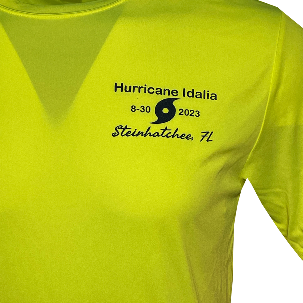 Steinhatchee Strong DryFit Neon Yellow Short Sleeve