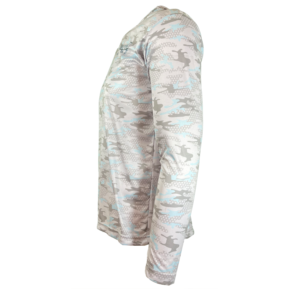 Camo Hoodie-Mask Performance Long Sleeve