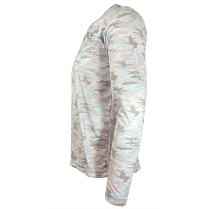 Camo Hoodie-Mask Performance Long Sleeve