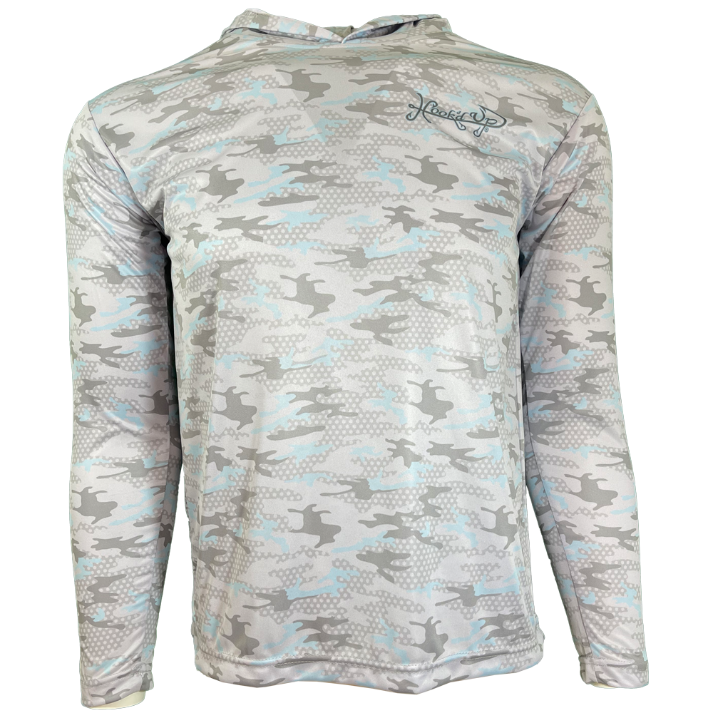 Camo Hoodie-Mask Performance Long Sleeve